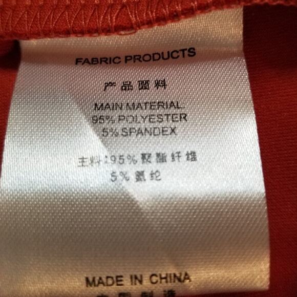 Miusol Women's Career Casual Rust Red Sleeveless Pleated & Rouching Size M - Picture 6 of 9